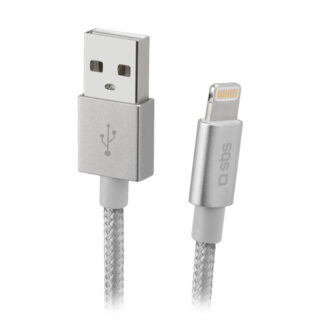 Cavo Lightning Cavo Lightning Sbs TECABLEUSBIP589BS Certificato Apple Mfi Silver (ord.min.1.00 unità)