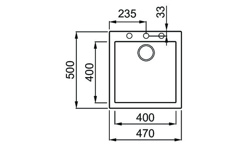 Lavello Lavello Elleci LGQ10243 QUADRA 102 Tortora (ord.min.1.00 unità)