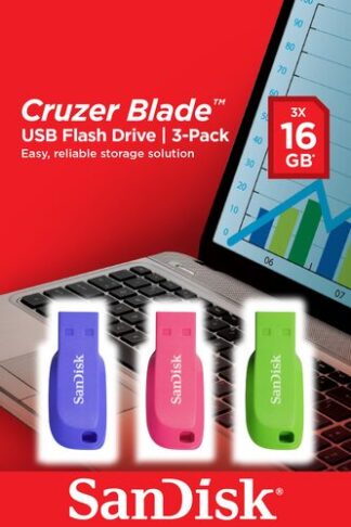 Chiavetta USB Chiavetta Sandisk SDCZ50C 016G B46T CRUZER Blade Tripac (ord.min.1.00 unità)