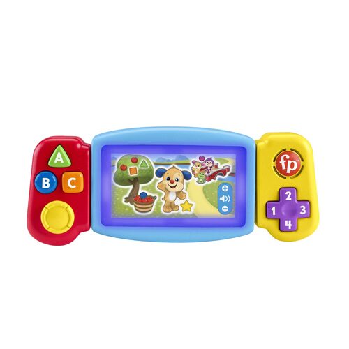Prime attività Gioco prima infanzia Fisher Price HNL52 RIDI E IMPARA Console Gira e I (ord.min.1.00 unità) - immagine 2