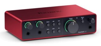Interfaccia audio Interfaccia audio Focusrite SCARLETT 2i2 4Gen Red e Black (ord.min.1.00 unità)
