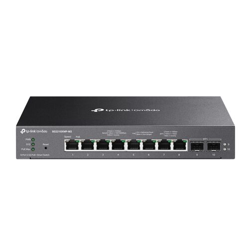 Switch di rete Switch di rete Tp Link SG2210XMP M2 OMADA Multi Smart Black (ord.min.1.00 unità)