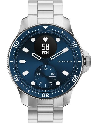 Smartwatch Smartwatch Withings 57253 SCANWATCH Nova Silver e Blue (ord.min.1.00 unità) - immagine 2