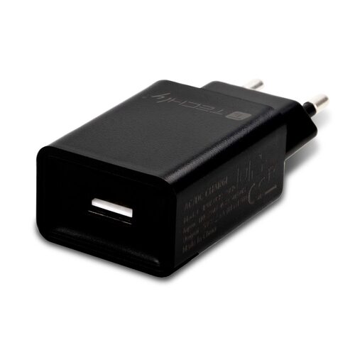 Caricabatterie USB Caricabatterie Techly IPW USB 24BK POWER 12W Black (ord.min.1.00 unità)