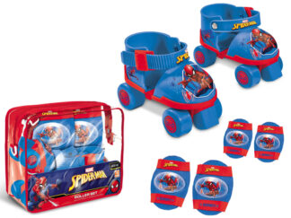 Pattini Pattini Mondo Gioco 18390 SPIDERMAN Baby + protezioni Assortito Azzurr (ord.min.1.00 unità)
