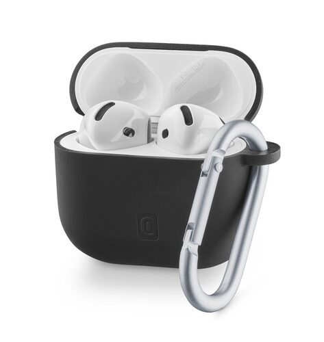 Custodia protettiva auricolari Custodia protettiva auricolari Cellular Line BOUNCEAIRPODS4K BOUNCE Bl (ord.min.1.00 unità)