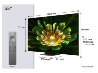 Televisore Tv Tcl 55C79K C SERIES Black (ord.min.1.00 unità)
