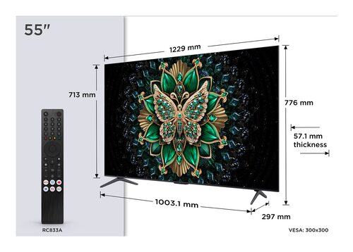 Televisore Tv Tcl 55C69K C SERIES Metallic grey (ord.min.1.00 unità)