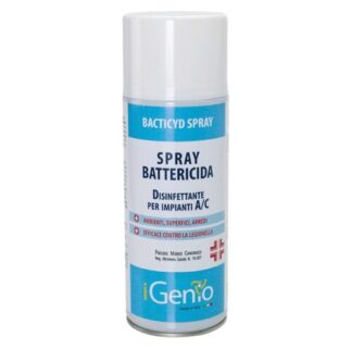 Detergente igienizzante condizionatore Detergente clima Igenio 911 spray disinfettante battericida Bacticyd (ord.min.1.00 unità)