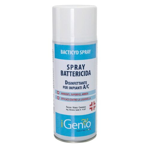Detergente igienizzante condizionatore Detergente clima Igenio 911 spray disinfettante battericida Bacticyd (ord.min.1.00 unità)