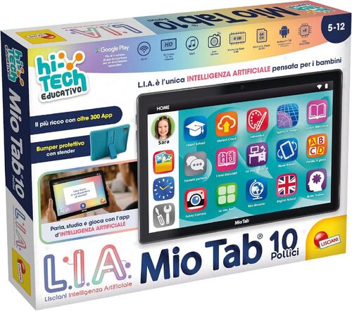 Tablet Tablet Lisciani 114221 HI TECH Mio Tab L.I.A. Black e Blue (ord.min.1.00 unità)