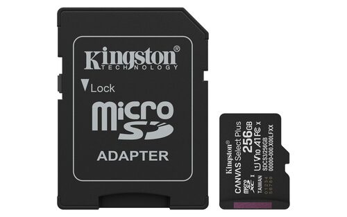Scheda di memoria Scheda di memoria Kingston SDCS3 256GB CANVAS SELECT PLUS Gen3 (ord.min.1.00 unità)