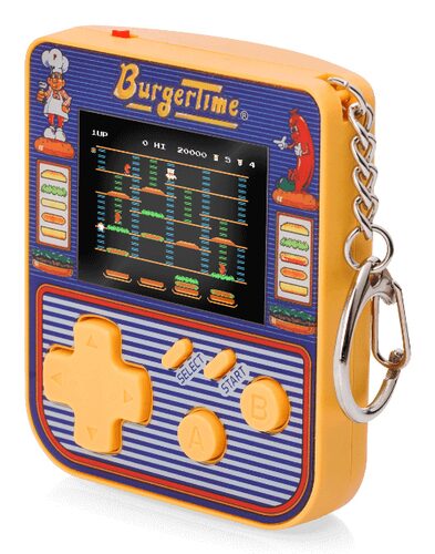Console pocket Console pocket Evercade 1178353 KEYCHAIN GAMER Burgertime Super Micro (ord.min.1.00 unità) - immagine 2