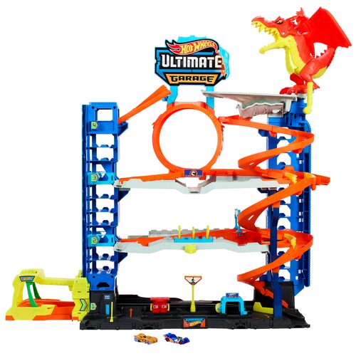 Garage Garage Playset Mattel HKX48 HOT WHEELS Ultimate Mega con 2 auto 1:64 (ord.min.1.00 unità)