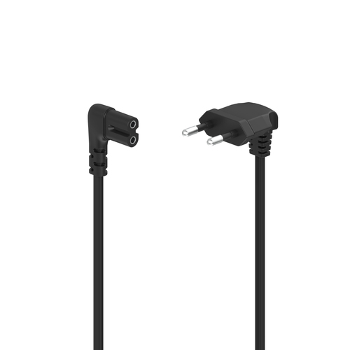 Cavo alimentazione Cavo alimentazione Hama 00223284 Angolato Black (ord.min.1.00 unità) - immagine 2
