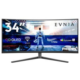 Monitor Monitor Philips 34M2C6500 00 EVNIA 6000 Curvo Ardesia scura (ord.min.1.00 unità)