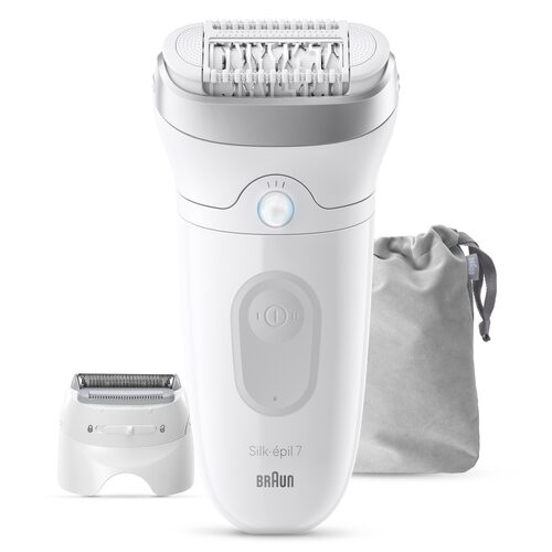 Epilatore Epilatore Braun SE7 041 SILK EPIL 7 White e Silver (ord.min.1.00 unità) - immagine 2