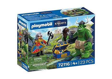 Costruzioni Costruzioni Playmobil 72116 KNIGHTS Troll con tesoro dei Cavalieri (ord.min.1.00 unità) - immagine 2