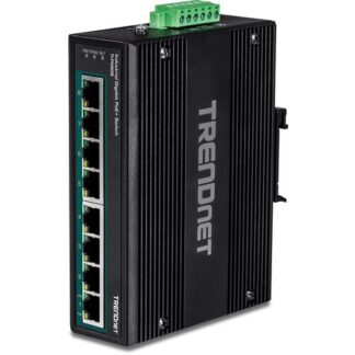 Switch di rete Switch di rete Trendnet TI PG80B INDUSTRIAL su guida DIN Black (ord.min.1.00 unità)