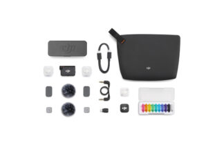 Microfono dedicato Microfono Dji DJMC21 MIC Mini 2  2 TX + 1 RX + Charging Case Grey (ord.min.1.00 unità)