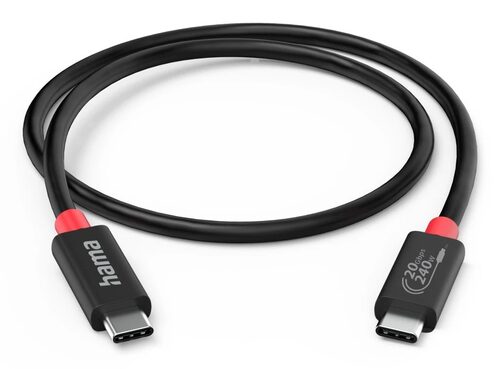 Cavo USB C Cavo USB C Hama 00200788 240W USB4 Black (ord.min.1.00 unità) - immagine 2