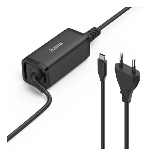 Alimentatore notebook Alimentatore Hama 00200023 65W GaN Power Delivery Black (ord.min.1.00 unità) - immagine 2