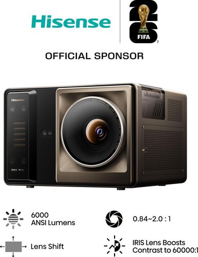 Videoproiettore Videoproiettore Hisense 20019544 HOME THEATER XR10 Laser Bronze e Blac (ord.min.1.00 unità) - immagine 2