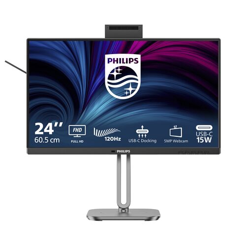 Monitor Monitor Philips 24B2U4301H 00 4000 SERIES Black e Silver (ord.min.1.00 unità)