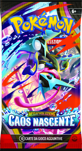 Set carte da gioco Carte gioco Gamevision PK10407 I POKÉMON Megaevoluzione Caos Nascente (ord.min.1.00 unità) - immagine 2