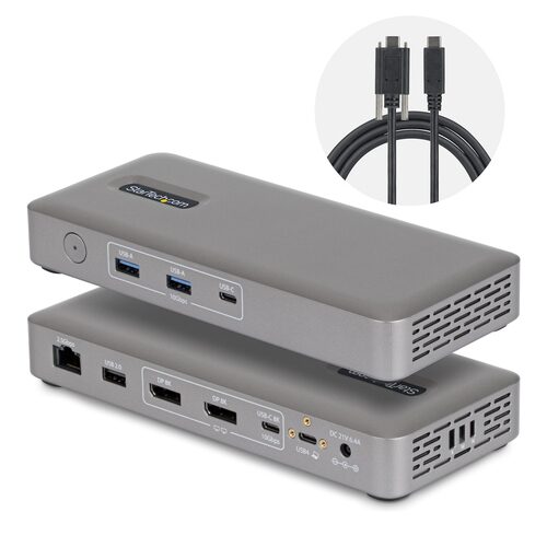 Hub multiporta HUB Startech.Com 208UE USB4 DOCK Docking Station USB4 Gray (ord.min.1.00 unità) - immagine 2