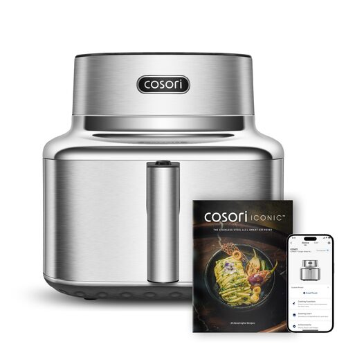Friggitrice ad aria Friggitrice ad aria Cosori KAAPAFCSSEU0303Y ICONIC Single Inox (ord.min.1.00 unità) - immagine 2