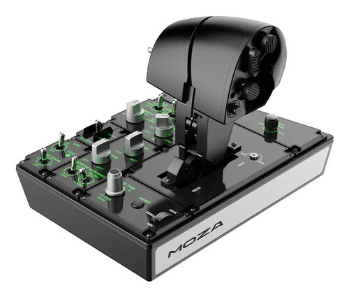 Joystick simulatore volo Joystick simulatore volo Moza Racing MOZ AS008 MTP Throttle Panel Blac (ord.min.1.00 unità) - immagine 2