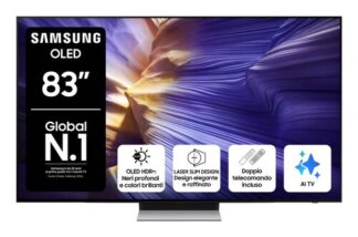 Televisore Tv Samsung QE83S90FAEXZT SERIE 9 Vision AI Graphite black (ord.min.1.00 unità)
