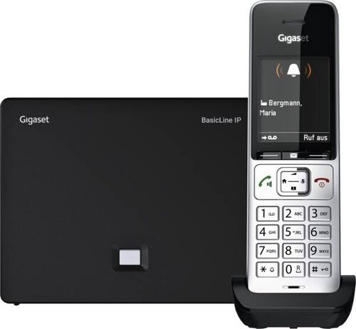 Cordless Cordless Gigaset S30852 H3219 R101 COMFORT 500HX BasicLine IP Silver e (ord.min.1.00 unità)