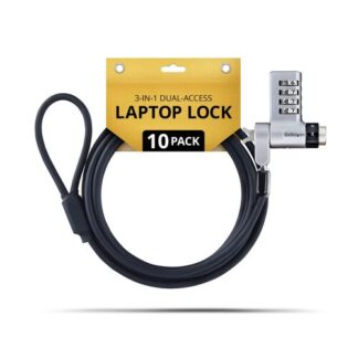 Cavo con lucchetto Cavo con lucchetto Startech.Com UDUOKA10 LAPTOP LOCK 3in1 Gray (ord.min.1.00 unità)