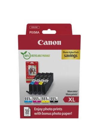 Set cartucce stampante Set cartucce stampante Canon 6443B008 CHROMALIFE 100+ Photo Value Pack (ord.min.1.00 unità)
