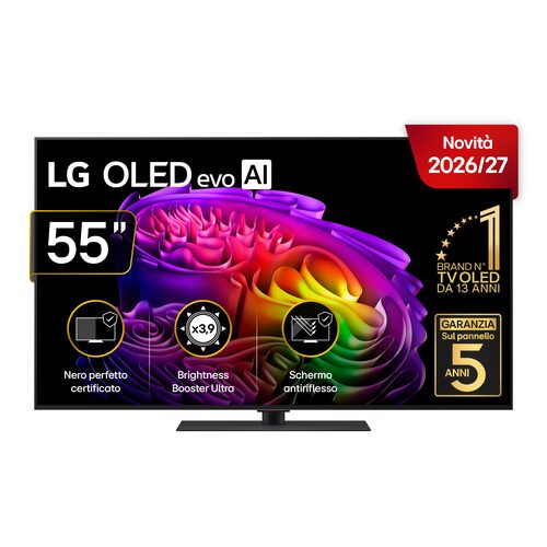 Televisore Tv Lg OLED55G66LS API SERIE G6 evo AI Dark satin silver (ord.min.1.00 unità)