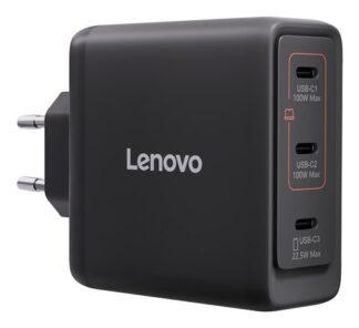 Caricabatterie USB Caricabatterie Lenovo 40AW100BEU 100W GaN Black (ord.min.1.00 unità)