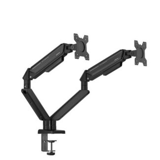 Supporto monitor TV scrivania Supporto monitor TV scrivania Andaseat A6D 2S STEALTH II Duo Black (ord.min.1.00 unità)