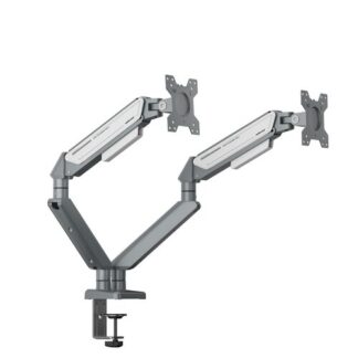 Supporto monitor TV scrivania Supporto monitor TV scrivania Andaseat A6D 2S STEALTH II Duo Silver (ord.min.1.00 unità)