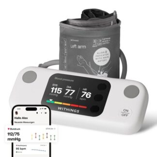 Misuratore di pressione SMART Misuratore di pressione SMART Withings WPM07 08 ALL INT BPM Vision Whi (ord.min.1.00 unità)