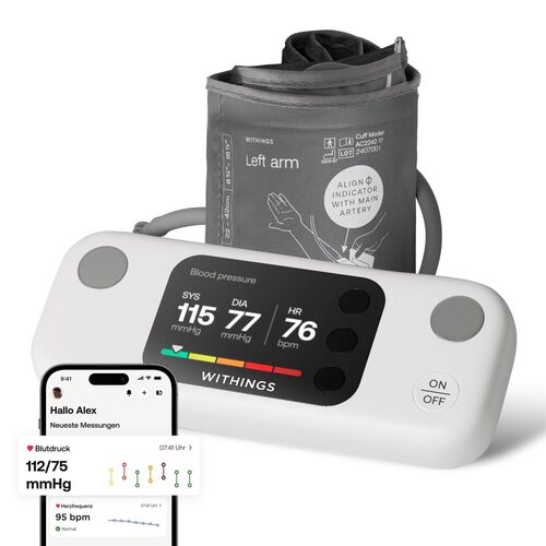 Misuratore di pressione SMART Misuratore di pressione SMART Withings WPM07 08 ALL INT BPM Vision Whi (ord.min.1.00 unità)