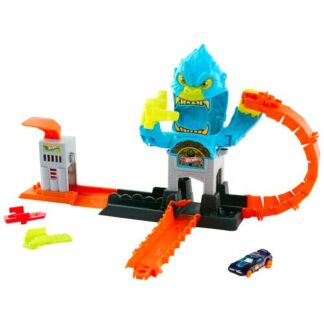 Playset pista Playset Creature Mostruose con auto 1:64 Mattel HDR29 HOT WHEELS CITY (ord.min.1.00 unità)