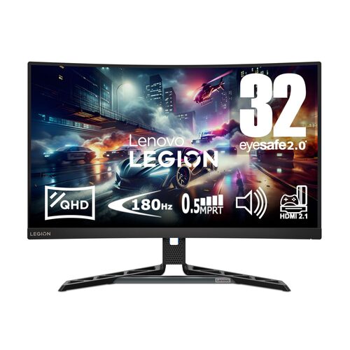 Monitor Monitor Lenovo 67C8GAC1I5 LEGION R32qc 30 Curvo Raven black (ord.min.1.00 unità)