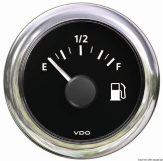 Indicat livello carburante 10/180 Ohm nero - 27.582.01 Osculati Strumentazione motore ed impianti
