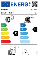 Pneumatici Auto Invernali PIRELLI WI-SZ3 225/55 R17 97 H - immagine 3