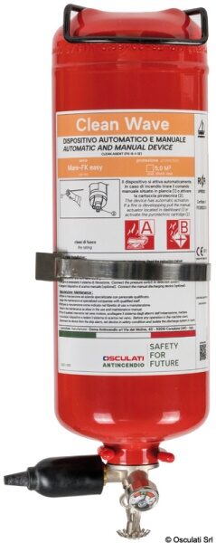 Estintore Easy Fire con pressostato 3 kg - 31.520.13 Osculati Estintori