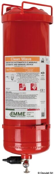 Estintore Easy Fire con pressostato 12 Kg - 31.520.22 Osculati Estintori