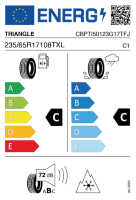 Pneumatici Auto Invernali TRIANGLE TI501 235/65 R17 108T XL - immagine 2