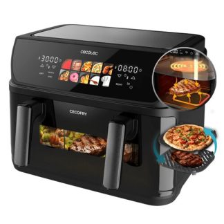 Cecotec Cecofry&Grill Duoheat 10000 Singolo 10 L Indipendente 2800 W Friggitrice ad aria calda Nero